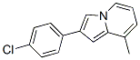 Indolizine, 2-(4-chlorophenyl)-8-methyl- (9CI) CAS#: 590395-46-3