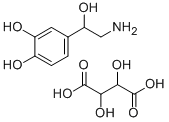 L-4-(2-Amino-1-hydroxyethyl)-1,2-benzenediol bitartrate CAS#: 69815-49-2