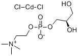 L-ALPHA-GLYCEROPHOSPHORYLCHOLINE 1:1 CADMIUM CHLORIDE ADDUCT CAS#: 64681-08-9