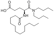 LAUROYL-L-GLUTAMIC-ALPHA,GAMMA-DIBUTYLAMIDE CAS#: 63663-21-8