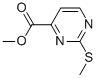 METHYL 2-(METHYLTHIO)PYRIMIDINE-4-CARBOXYLATE CAS#: 64224-67-5