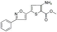 METHYL 3-AMINO-5-(3-PHENYL-5-ISOXAZYL)THIOPHENE-2-CARBOXYLATE CAS#: 681260-55-9