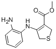 METHYL 4-(2-AMINOANILINO)-2,5-DIHYDROTHIOPHENE-3-CARBOXYLATE CAS#: 61325-23-3