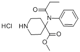 METHYL 4-(PHENYL-PROPIONYL-AMINO)-PIPERIDINE-4-CARBOXYLATE HCL CAS#: 61085-87-8