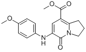 METHYL 6-(4-METHOXYPHENYLAMINO)-5-OXO-1,2,3,5-TETRAHYDROINDOLIZINE-8-CARBOXYLIATE CAS#: 612065-19-7
