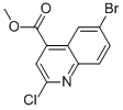 METHYL 6-BROMO-2-CHLOROQUINOLINE-4-CARBOXYLATE CAS#: 680213-43-8