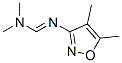 Methanimidamide, N-(4,5-dimethyl-3-isoxazolyl)-N,N-dimethyl- (9CI) CAS#: 654052-22-9