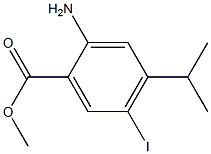 Methyl 2-aMino-5-iodo-4-isopropylbenzoate CAS#: 681292-74-0
