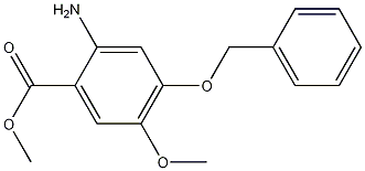 Methyl 2-amino-4-benzyloxy-5-methoxybenzoate CAS#: 61032-42-6