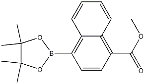 Methyl 4-(4,4,5,5-tetramethyl-1,3,2-dioxaborolan-2-yl)-1-naphthoate CAS#: 643094-08-0