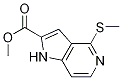 Methyl 4-Methylsulfanyl-5-azaindole-2-carboxylate CAS#: 688356-98-1