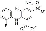 Methyl 4-aMino-3-fluoro-2-((2-fluorophenyl)aMino)-5-nitrobenzoate CAS#: 606143-94-6