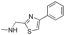 Methyl-(4-phenyl-thiazol-2-ylmethyl)-amine CAS#: 643726-07-2