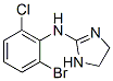 N-(2-Bromo-6-chlorophenyl)-4,5-dihydro-1H-imidazole-2-amine CAS#: 65936-25-6
