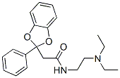 N-(2-Diethylaminoethyl)-2-phenyl-1,3-benzodioxole-2-acetamide CAS#: 67011-37-4