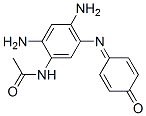N-(2,4-diamino-5-(4-oxocyclohexa-2,5-dienylideneamino)phenyl)acetamide CAS#: 6201-71-4