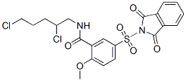 N-(2,5-Dichloropentyl)-5-(1,3-dioxoisoindolin-2-ylsulfonyl)-2-methoxybenzamide CAS#: 67833-49-2
