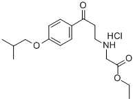 N-(3-(4-(2-Methylpropoxy)phenyl)-3-oxopropyl)glycine ethyl ester hydro chloride CAS#: 64875-82-7
