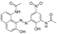 N-[3-[[8-(acetylamino)-2-hydroxy-1-naphthyl]azo]-2-hydroxy-5-nitrophenyl]acetamide CAS#: 68540-99-8