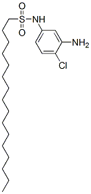 N-(3-amino-4-chlorophenyl)hexadecane-1-sulphonamide CAS#: 63134-12-3
