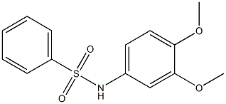 N-(3,4-dimethoxyphenyl)benzenesulfonamide CAS#: 62035-67-0
