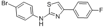 N-(4-Bromophenyl)-4-(4-fluorophenyl)-2-thiazolamine CAS#: 61383-57-1