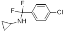 N-((4-CHLOROPHENYL)DIFLUOROMETHYL)CYCLOPROPANAMINE CAS#: 60010-38-0
