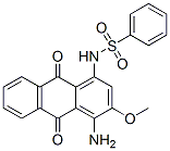 N-(4-amino-9,10-dihydro-3-methoxy-9,10-dioxo-1-anthryl)benzenesulphonamide CAS#: 69563-51-5