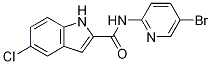 N-(5-bromopyridin-2-yl)-5-chloro-1H-indole-2-carboxamide CAS#: 620596-72-7