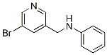 N-((5-bromopyridin-3-yl)methyl)aniline CAS#: 61686-61-1