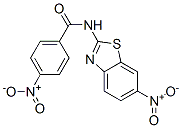 N-(6-Nitrobenzothiazol-2-yl)-4-nitrobenzamide CAS#: 64036-74-4