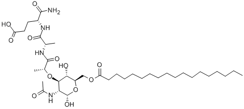 N-ACETYLMURAMYL-L-ALANYL-D-ISOGLUTAMINE-6-O-STEAROYL CAS#: 60398-08-5