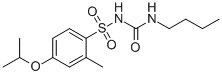 N-((Butylamino)carbonyl)-2-methyl-4-(1-methylethoxy)benzenesulfonamide CAS#: 69210-43-1