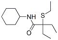 N-Cyclohexyl-2-ethyl-2-(ethylthio)butyramide CAS#: 66859-56-1