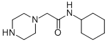 N-Cyclohexyl-2-piperazin-1-yl-acetamide CAS#: 64204-55-3