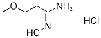 N'-Hydroxy-3-methoxypropanimidamide hydrochloride CAS#: 67015-15-0