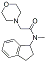 N-(Indan-1-yl)-N-methyl-2-morpholinoacetamide CAS#: 6514-53-0