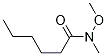 N-Methoxy-N-methylhexanamide CAS#: 64214-56-8