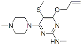 N-Methyl-6-allyloxy-4-(4-methylpiperazino)-5-(methylthio)pyrimidin-2-amine CAS#: 63731-92-0