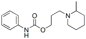 N-Phenylcarbamic acid 3-(2-methylpiperidino)propyl ester CAS#: 63716-23-4