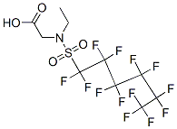 N-ethyl-N-[(tridecafluorohexyl)sulphonyl]glycine CAS#: 68957-32-4