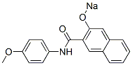 N-(p-Methoxyphenyl)-3-sodiooxy-2-naphthalenecarboxamide CAS#: 68556-03-6