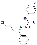 N1-(4-METHYLPHENYL)-2-(4-CHLORO-1-PHENYLBUTYLIDENE)HYDRAZINE-1-CARBOTHIOAMIDE CAS#: 680215-20-7