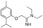 N1,N1-Diethyl-2-(5-methyl-2-isopropylphenoxy)acetamidine CAS#: 66859-43-6