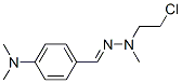 NMETHYLNBETACHLOROETHYLPARADIMETHYLAMINOBENZALDEHYDEHYDRAZONE CAS#: 62258-26-8