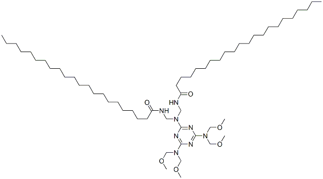 N,N'-[[[4,6-bis[bis(methoxymethyl)amino]-1,3,5-triazin-2-yl]imino]bis(methylene)]bis(docosanamide) CAS#: 68334-70-3