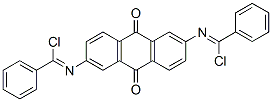 N,N'-(9,10-dihydro-9,10-dioxoanthracene-2,6-diyl)dibenzimidoyl dichloride CAS#: 66214-41-3