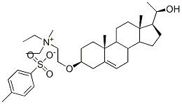 N,N-Diethyl-2-(((3-beta,20R)-20-hydroxypregn-5-en-3-yl)oxy)-N-methylethanaminium 4-methylbenzenesulfonate CAS#: 68710-62-3