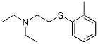 N,N-Diethyl-2-(o-tolylthio)ethanamine CAS#: 63918-09-2