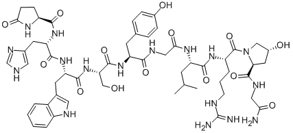 PGLU-HIS-TRP-SER-TYR-GLY-LEU-ARG-HYP-GLY-NH2 CAS#: 67019-13-0